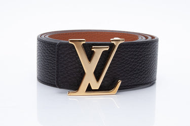 LOUIS VUITTON Taurillon Leather 40MM LV Initiales Reversible Belt 85 (New)