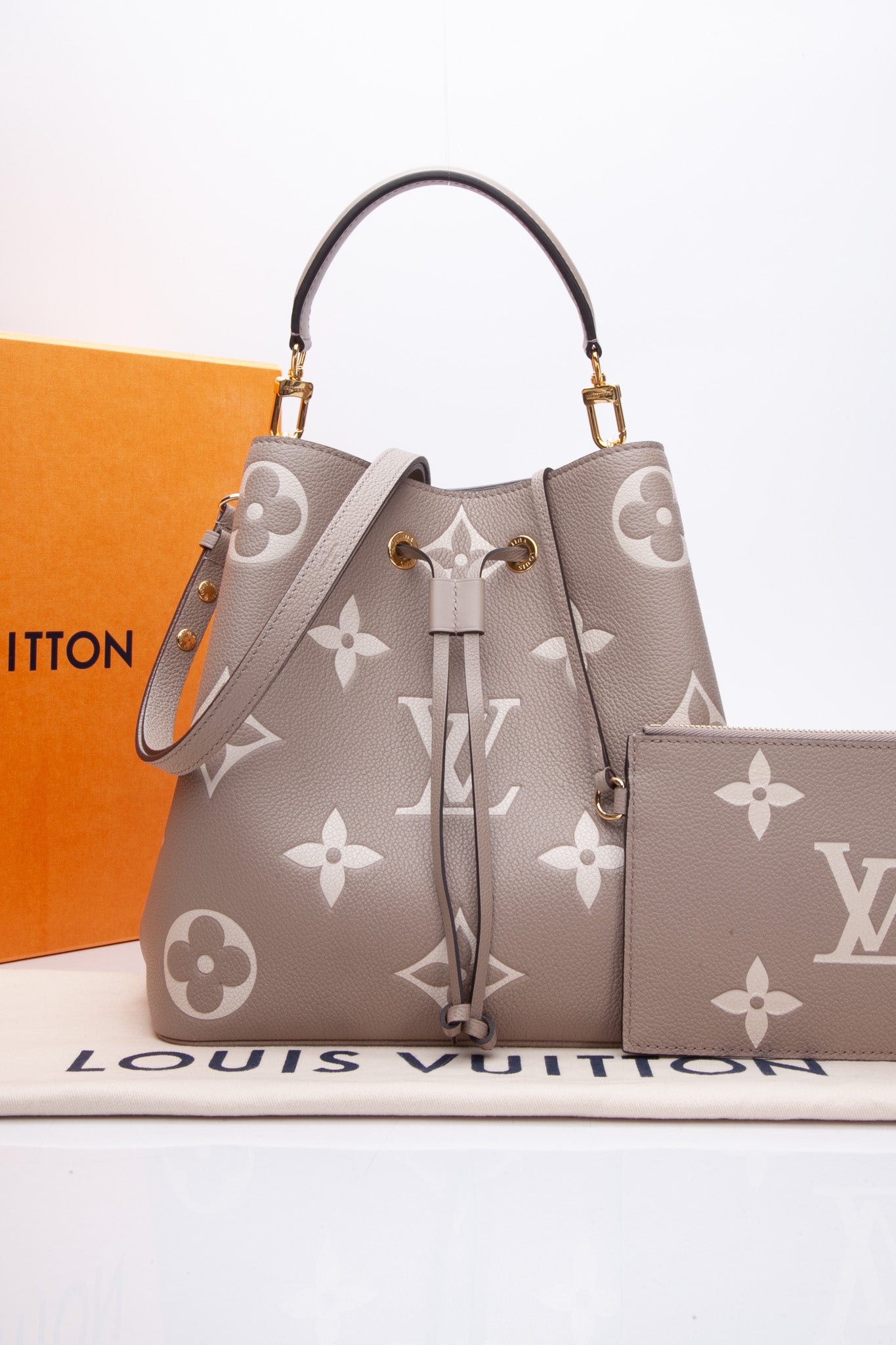 Louis Vuitton Neonoe MM Tourterelle/Creme for Women