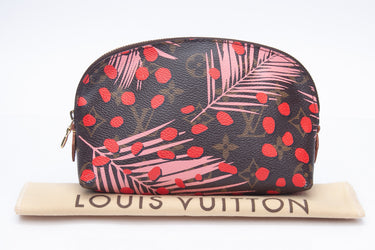 LOUIS VUITTON Sugar Pink Poppy Monogram Jungle Dots Cosmetic Pouch