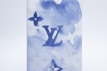 LOUIS VUITTON Monogram Watercolor Clemence Notebook Blue (NEW)