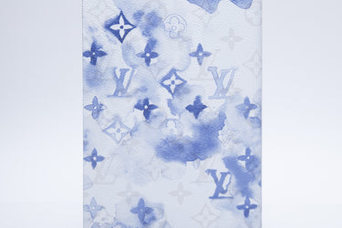 LOUIS VUITTON Monogram Watercolor Clemence Notebook Blue (NEW)