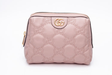 GUCCI Perfect Pink Lion GG Matelasse Cosmetic Case (New)
