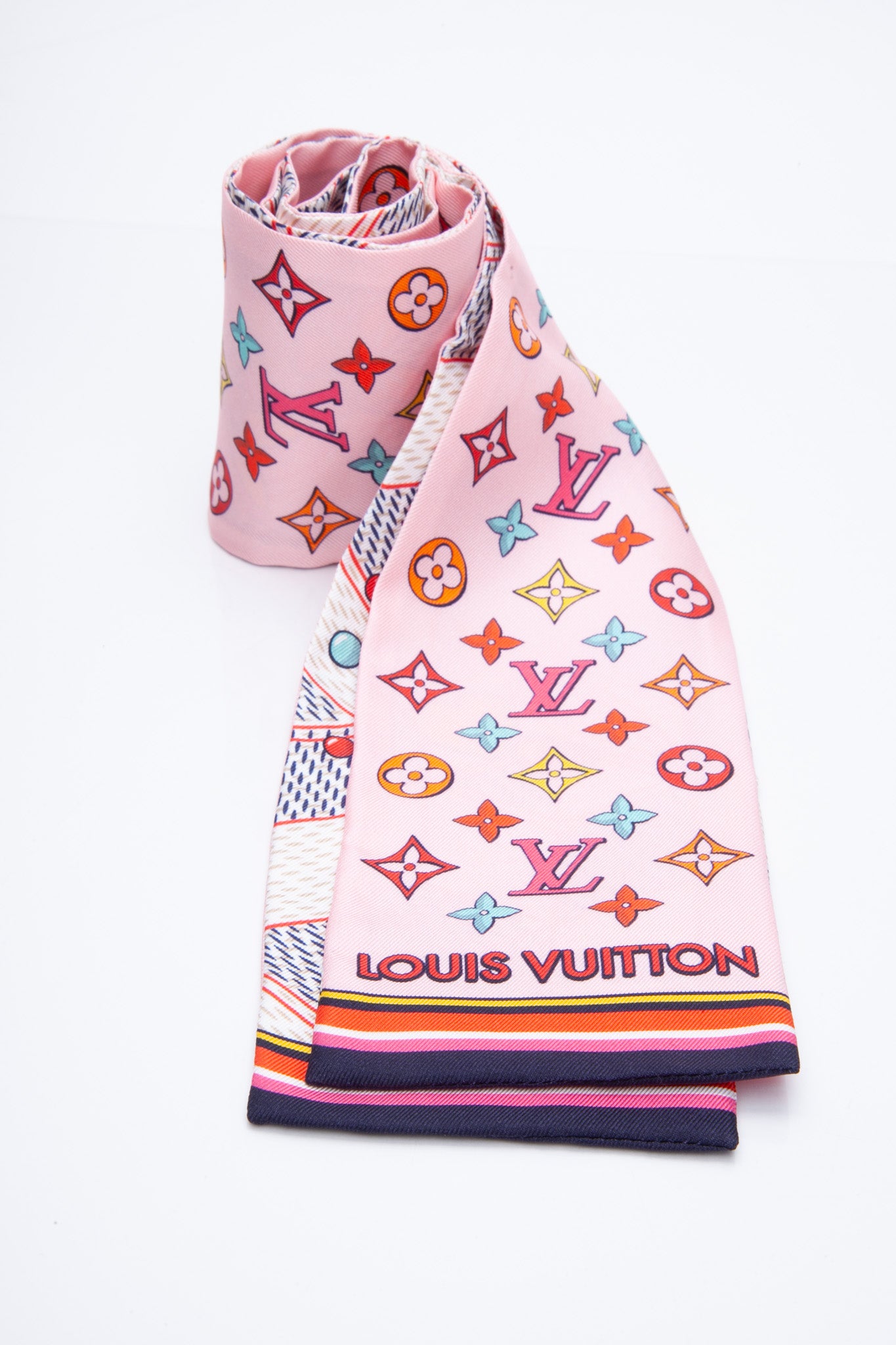 Louis Vuitton Damier Pop Silk Bandeau w/ Tags