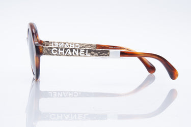 CHANEL Sunglasses Polarized Tortoise Acetate