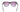 CHANEL Purple Shimmer Frame Square Acetate Sunglasses