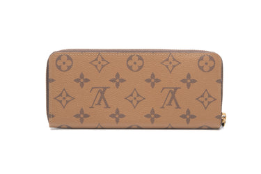 LOUIS VUITTON Monogram Reverse Clemence Wallet