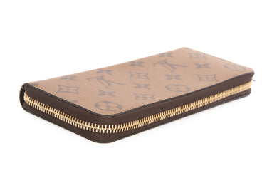 LOUIS VUITTON Monogram Reverse Clemence Wallet