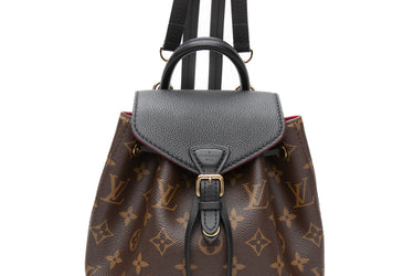 LOUIS VUITTON Black Monogram Montsouris BB Backpack