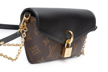 LOUIS VUITTON Monogram Noir Padlock on Strap