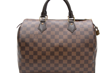 LOUIS VUITTON Damier Ebene Speedy 30 Bag