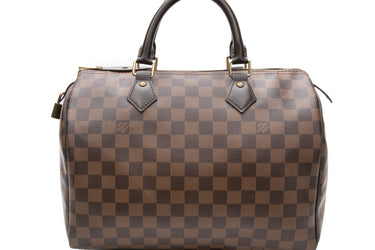 LOUIS VUITTON Damier Ebene Speedy 30 Bag