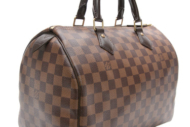 LOUIS VUITTON Damier Ebene Speedy 30 Bag