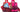 DIOR Red Pink Canvas Embroidered Flower Pop Medium Lady D-Lite Bag