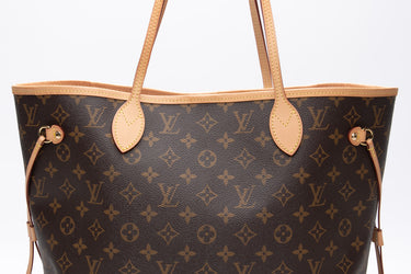 LOUIS VUITTON Monogram Neverfull Red Interior MM