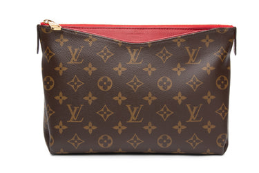 LOUIS VUITTON Monogram Pallas Cerise Clutch