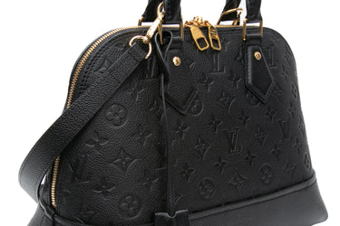 LOUIS VUITTON Black Empreinte Neo Alma PM