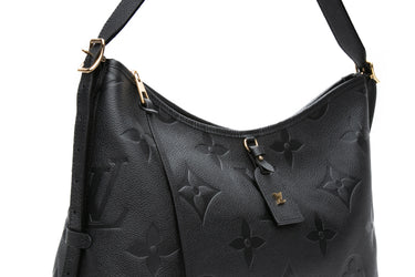 LOUIS VUITTON Black Monogram Empreinte Carryall MM