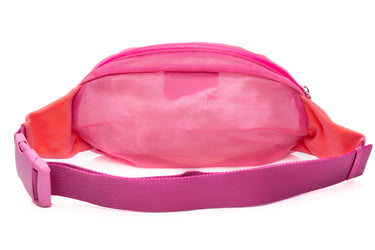 CHANEL Pink Nylon Waist Belt Bag