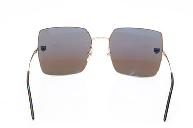 CARTIER Semi Rimless Tiger Gold Square Sunglasses (New)