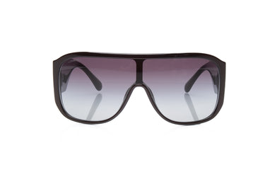 CHANEL Purple Acetate Crystal CC Shield Sunglasses