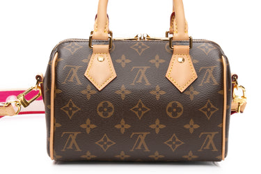 LOUIS VUITTON Speedy Bandoulière 20 Monogram Fuchsia