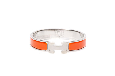 HERMES Clic H Orange Fruité Bracelet PM