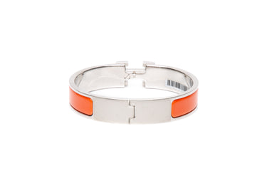 HERMES Clic H Orange Fruité Bracelet PM