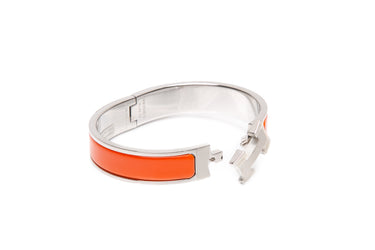 HERMES Clic H Orange Fruité Bracelet PM