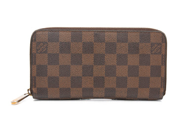 LOUIS VUITTON Damier Ebene Zippy Wallet