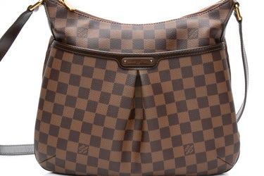 LOUIS VUITTON Damier Ebene Bloomsbury PM Crossbody Bag