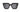FENDI Acetate Square Black Roma Sunglasses (New)