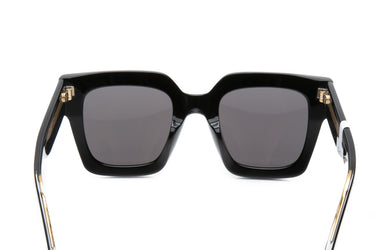 FENDI Acetate Square Black Roma Sunglasses (New)