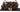 FENDI Black Tobacco Shearling Vitello Dolce Macro FF 1974 Baguette Bag