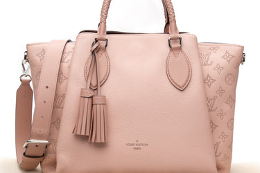 LOUIS VUITTON Magnolia Haumea Mahina Leather Bag