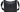 HERMES Black Leather Taurillon Clemence Evelyne III PM