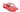 CHANEL Coral CC Heart Thong Sandals 37.5 (New)