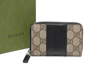 GUCCI Eden GG Supreme Zip Around Wallet