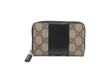 GUCCI Eden GG Supreme Zip Around Wallet