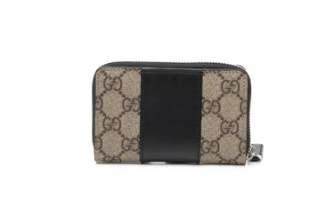 GUCCI Eden GG Supreme Zip Around Wallet