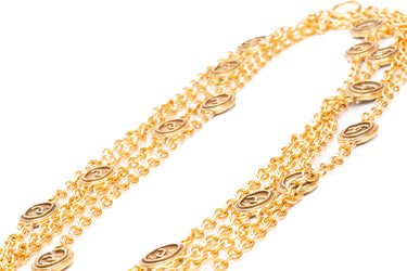 CHANEL Vintage Gold Extra Long Necklace