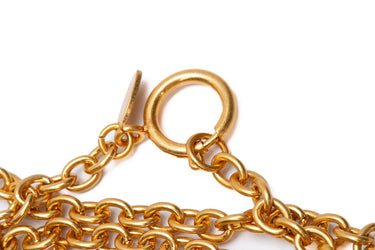 CHANEL Vintage Gold Extra Long Necklace