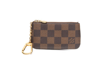 LOUIS VUITTON Damier Ebene Key Pouch Cles