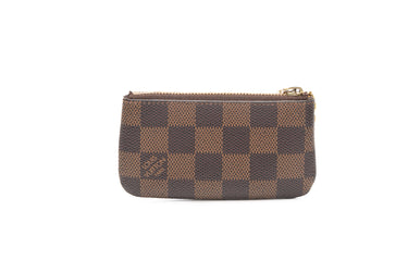 LOUIS VUITTON Damier Ebene Key Pouch Cles