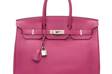 HERMES Tosca Togo Leather Birkin 35