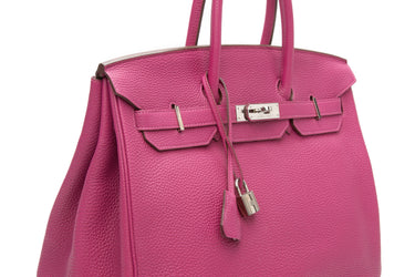 HERMES Tosca Togo Leather Birkin 35