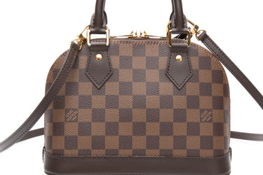 LOUIS VUITTON Alma BB Damier Ebene Crossbody Bag