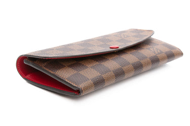 LOUIS VUITTON Damier Ebene Emilie Wallet