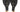 CHRISTIAN DIOR Black Dior Logo Embroidered Shoulder Strap