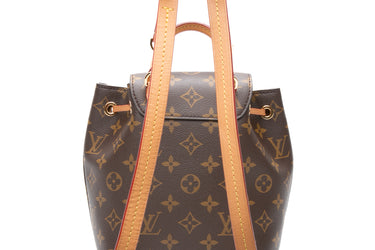 LOUIS VUITTON Natural Monogram Montsouris BB Backpack