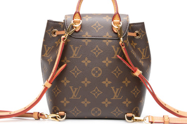 LOUIS VUITTON Natural Monogram Montsouris BB Backpack